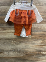 NEW Just One You 2Pc 'Thankful' Bodysuit & Skeggings White Sz 3m - Me n Mommy To Be