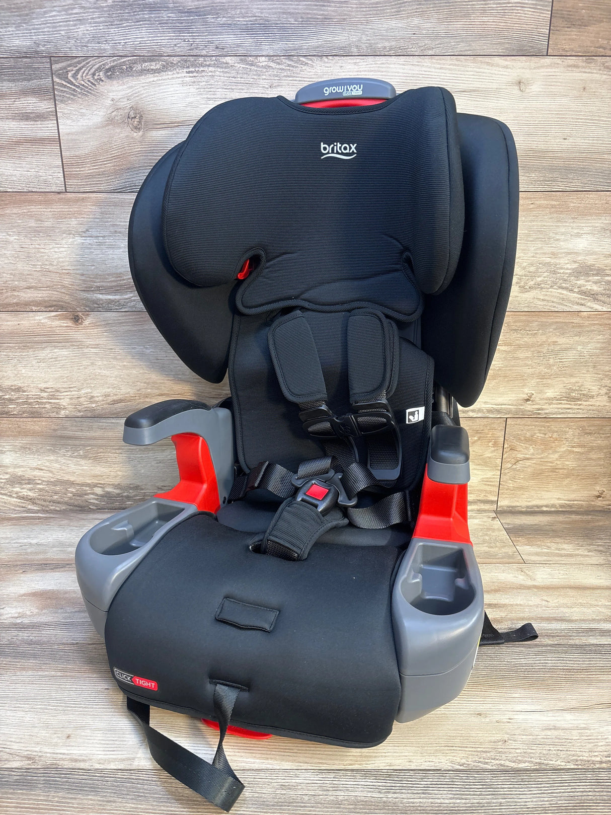 Britax Grow With You ClickTight Harness-2-Booster Car Seat in Black Contour 25-120lbs