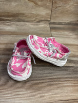 Hey Dude Wendy Funk Cowgirl Bling Slip On Pink Sneakers sz 5.5c