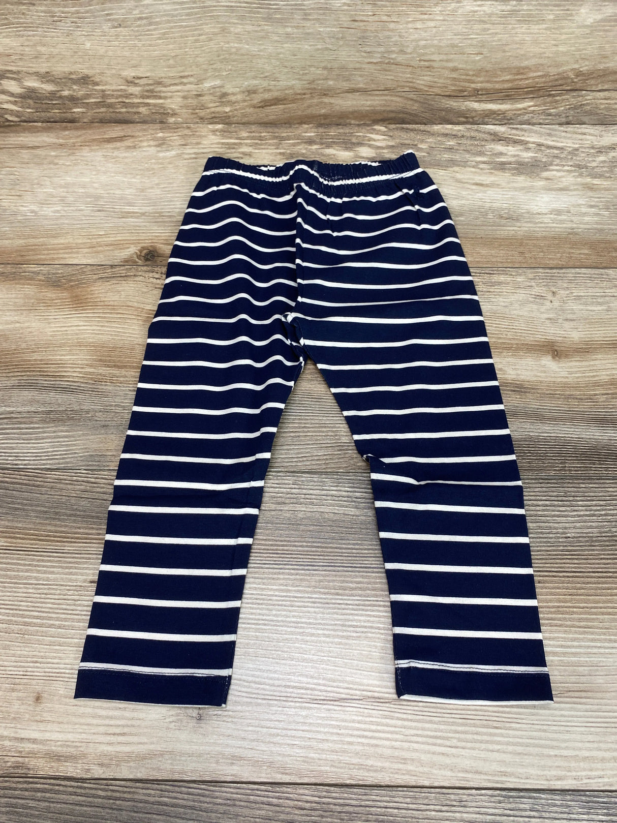 NEW Baby Gap Striped Navy Leggings sz 18-24m