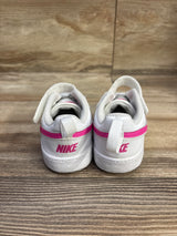 Nike Court Borough Low Recraft TD 'White Laser Fuchsia' Sneakers 8c