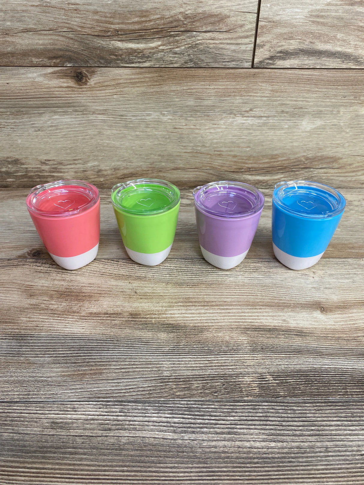 Munchkin 4pk Splash Open Toddler Cups with Training Lids, 7 Ounce