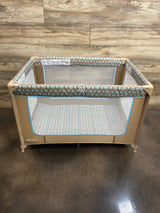 NEW Dream On Me Zodiak Portable Play Yard in Coffee and Blue