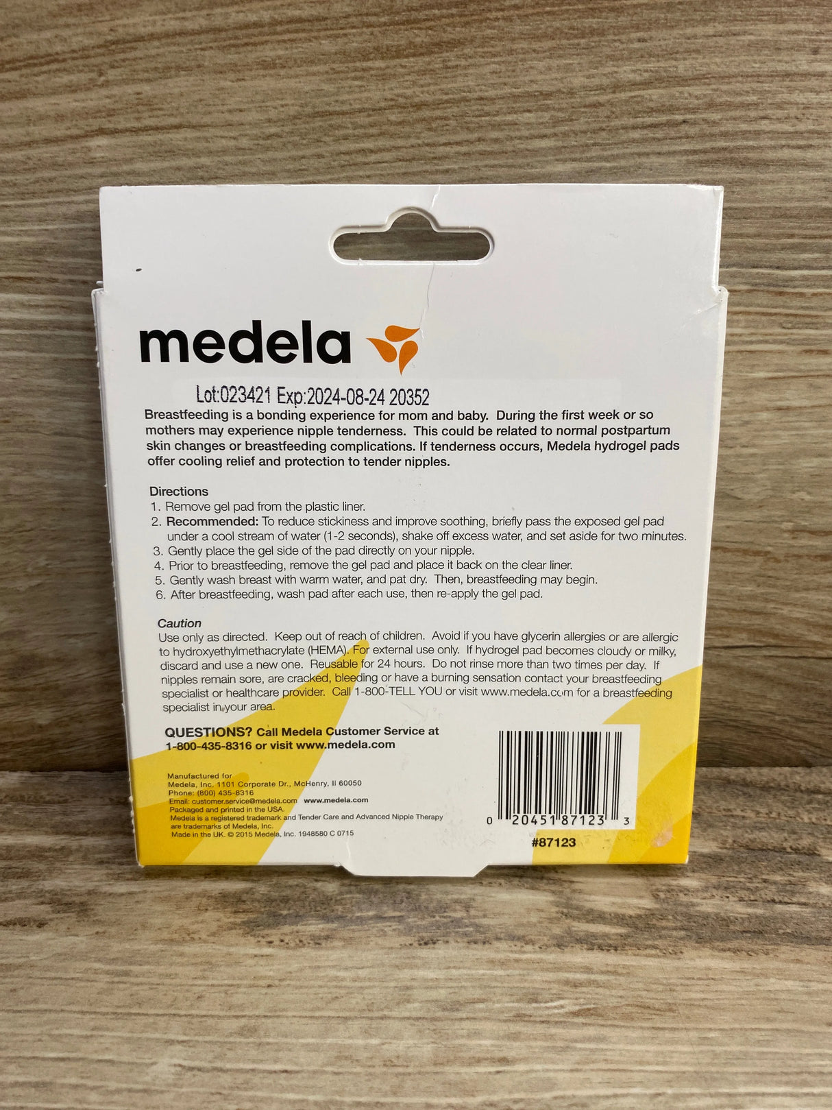 NEW Medela Tender Care HydroGel Pads - 4pk