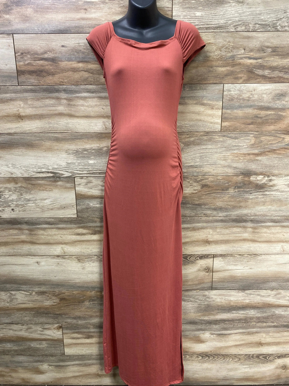 NEW Mother Bee Cap Sleeve Maxi Dress Pink sz Large