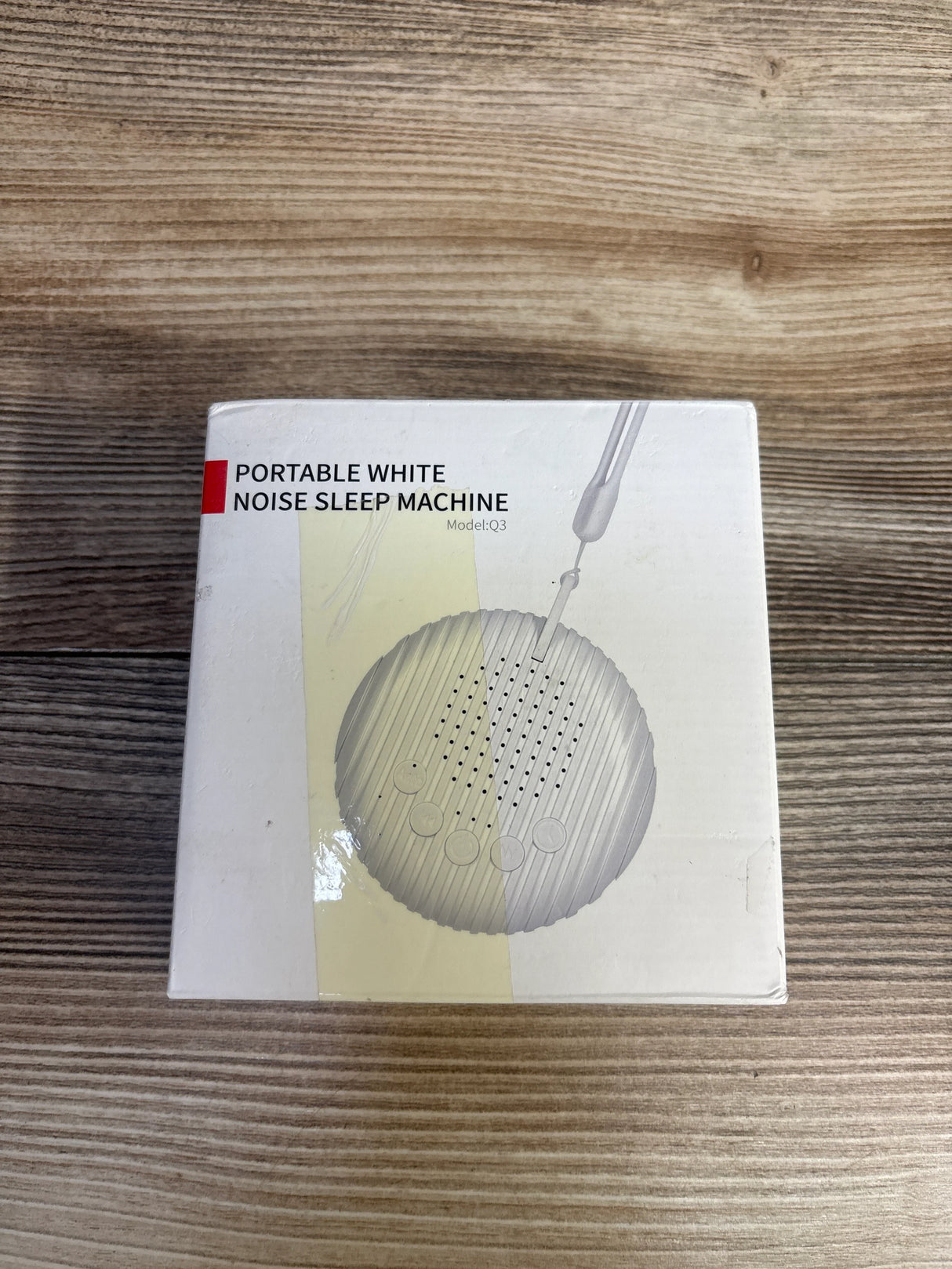 NEW Portable White Noise Sleep Machine, White