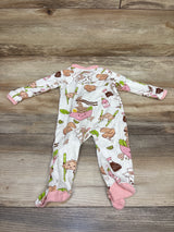 Honest Baby Ramen Sleeper White sz 0-3m