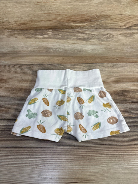 Lily & Jack Veggies Shorts White sz 3-6m - Me n Mommy To Be