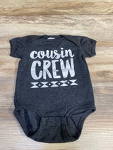 Rabbit Skins Cousin Crew Bodysuit Grey sz 12m - Me n Mommy To Be