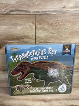 NEW Genius Games Junior Tyrannosaurus Rex Dinosaur Jigsaw Puzzle 100pc