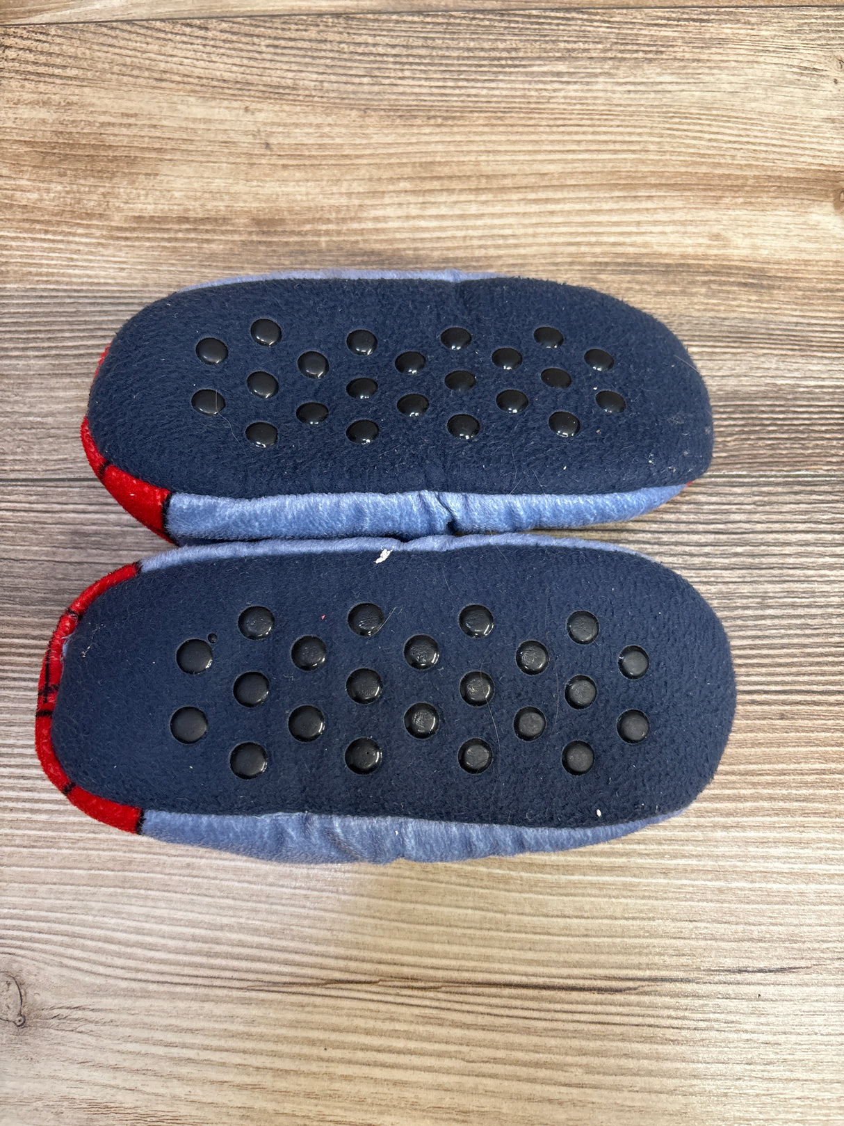 Marvel Spiderman Plush Slippers sz 7/8c