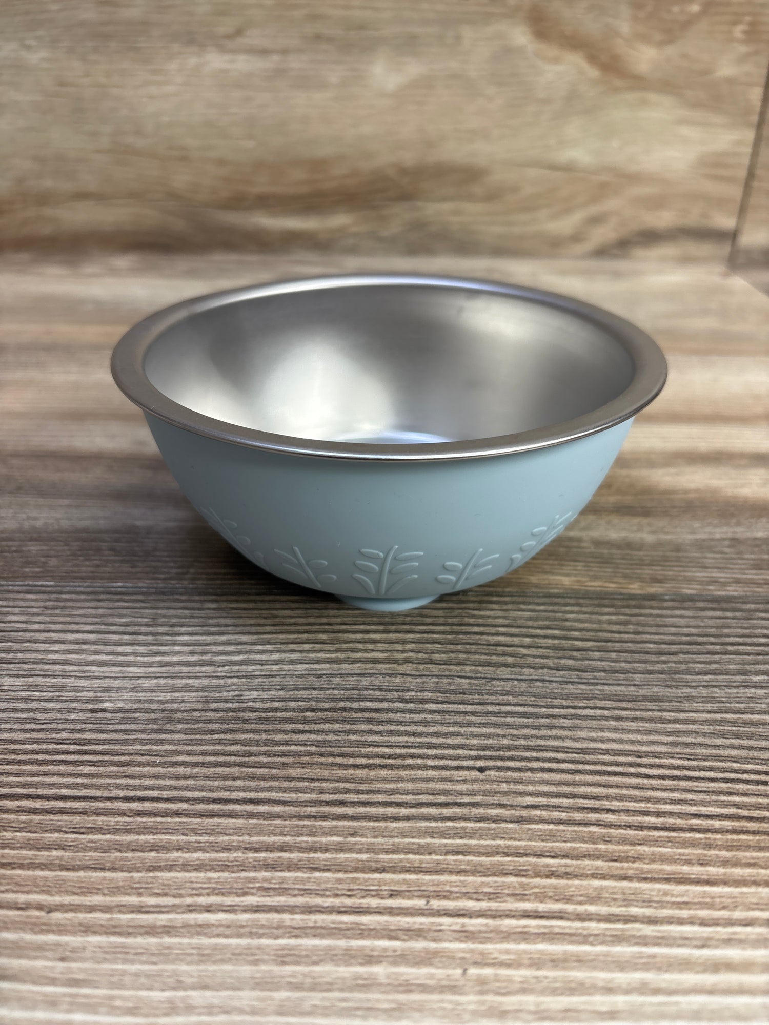 Moonkie Stainless Steel Silicone Suction Bowl - 13 oz Blue