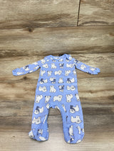 NEW Okie Dokie Polar Bear Footed Coverall Blue sz 3m