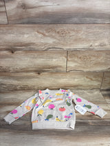NEW Wonder Nation Fruit Pull Over Sweatshirt Tan sz 3T