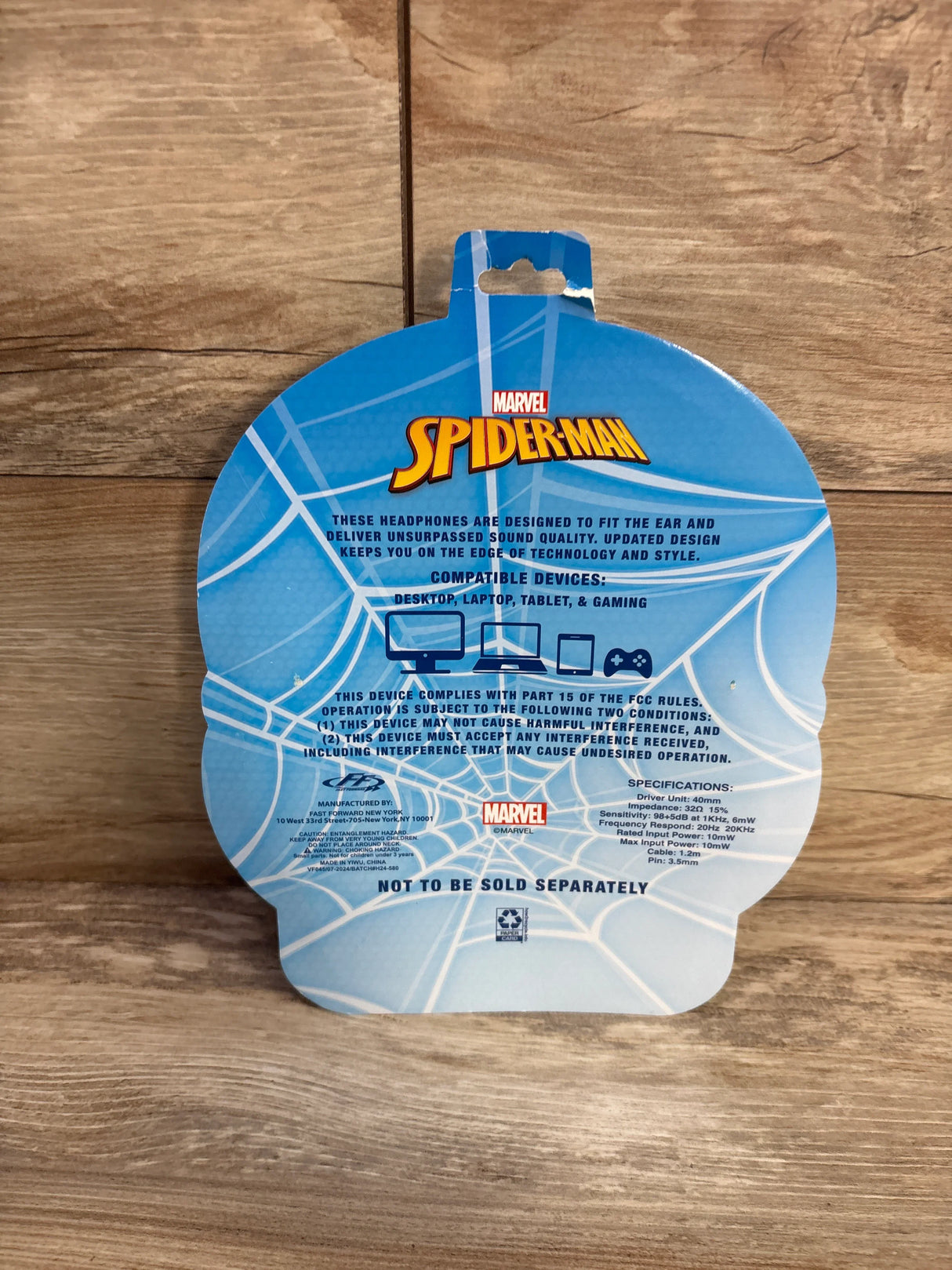 NEW Marvel Spider-Man On-Ear Studio Grade Headphones