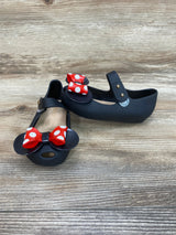 Tandefly Mary Jane Jelly Shoes With Dot Bows Black Sz 8c