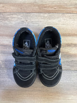 Vans Sk8-Mid V Shoes in Glow Lightning Black/Blue sz 8c