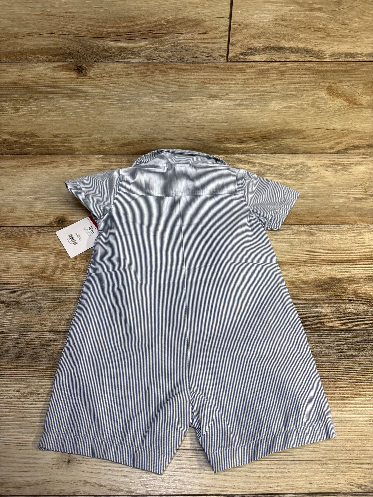 NEW Carter's Striped Polo Romper Blue sz 18m