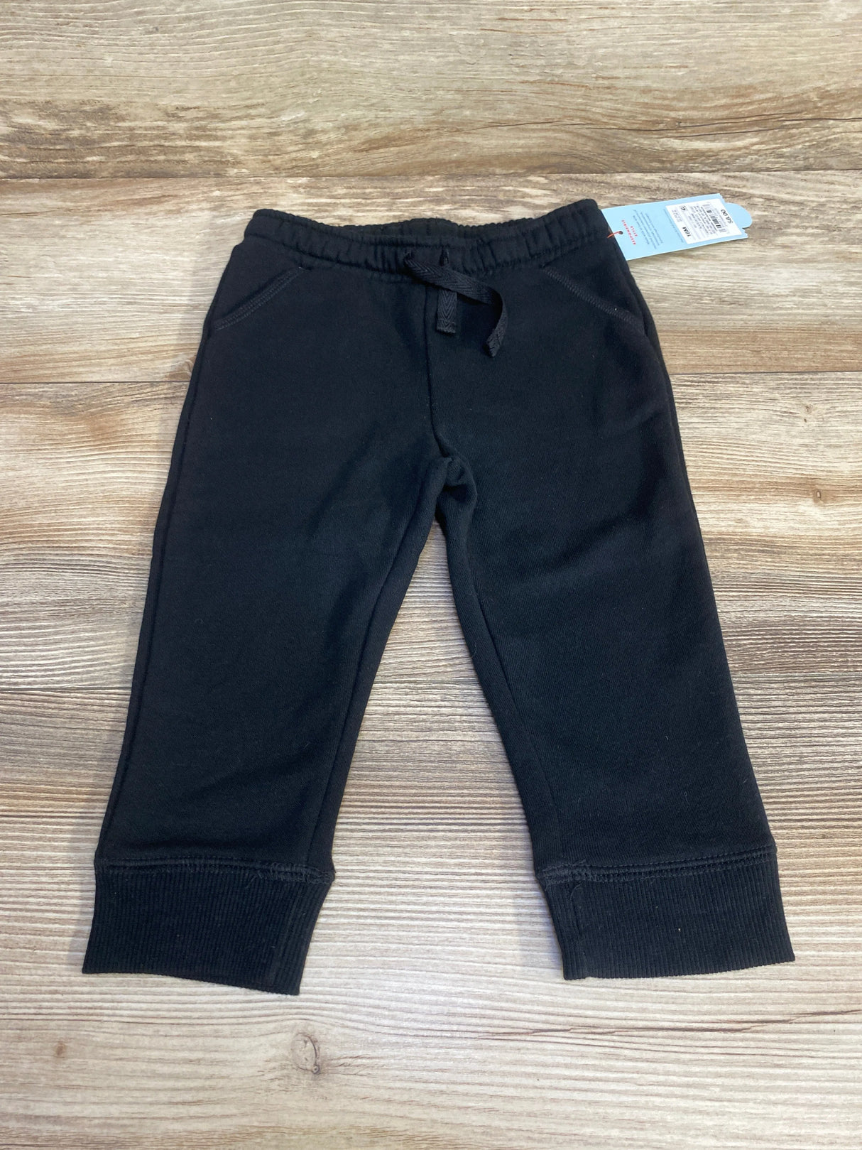 NEW Cat & Jack Drawstring Joggers Black sz 18m - Me n Mommy To Be