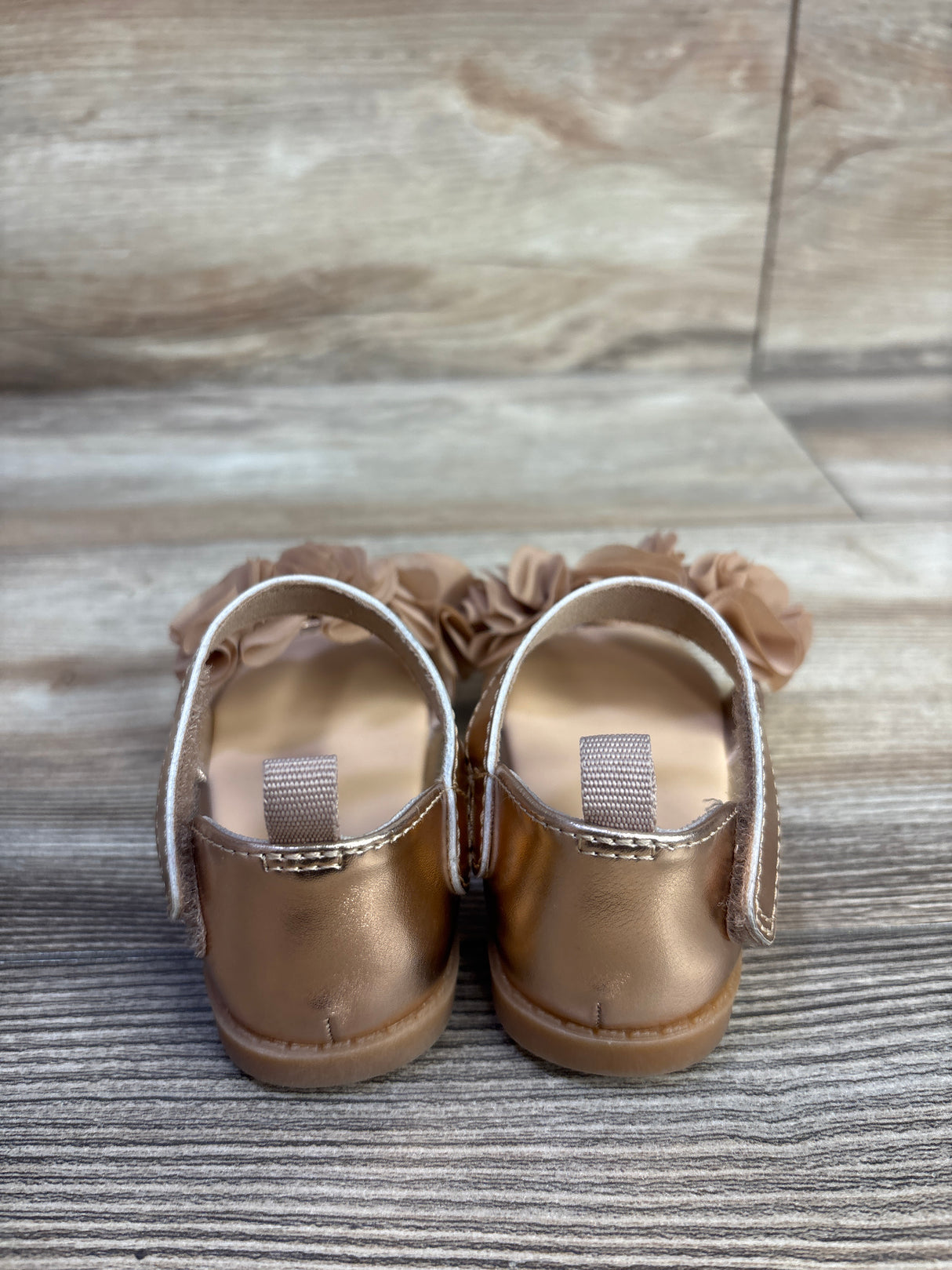 H&M Flower Sandals Bronze sz 5.5c