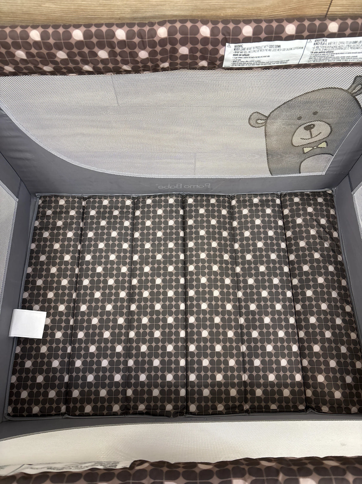 Pamo Babe Portable Playard, Grey*