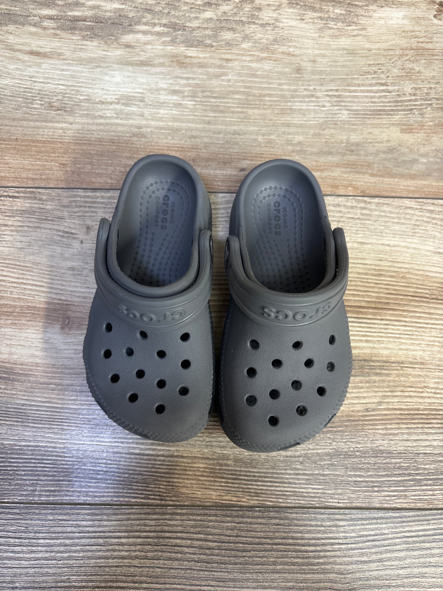 Crocs Classic Clogs Grey sz 8c
