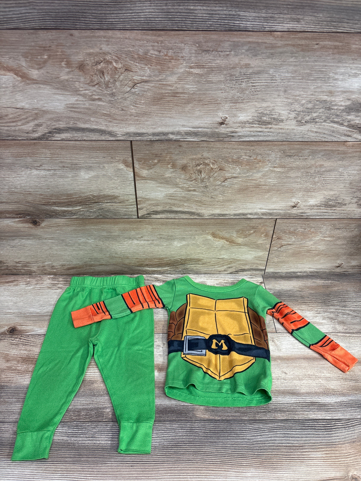 Teenage Mutant Ninja Turtles 2pc Pajama Set Green sz 18m