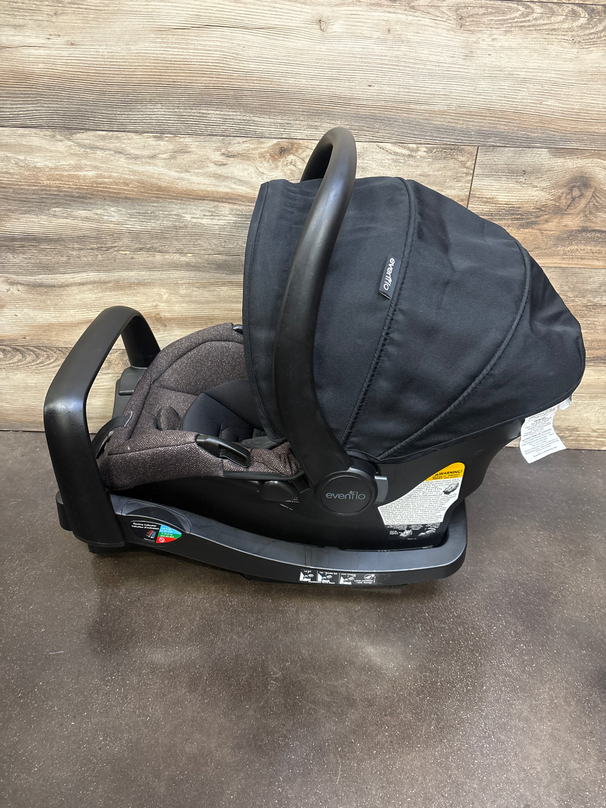 Evenflo Pivot Modular Travel System w/ LiteMax Infant Car Seat in Casual Gray*