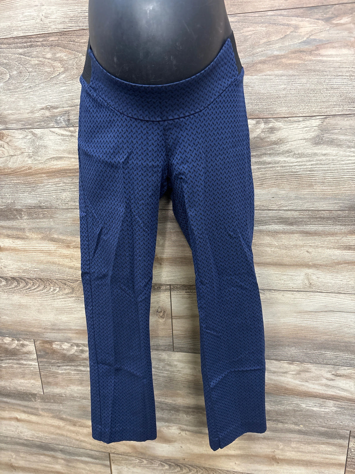 Margaret M Maternity Textured Underbelly Pants Navy sz XL