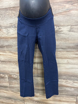 Margaret M Maternity Textured Underbelly Pants Navy sz XL