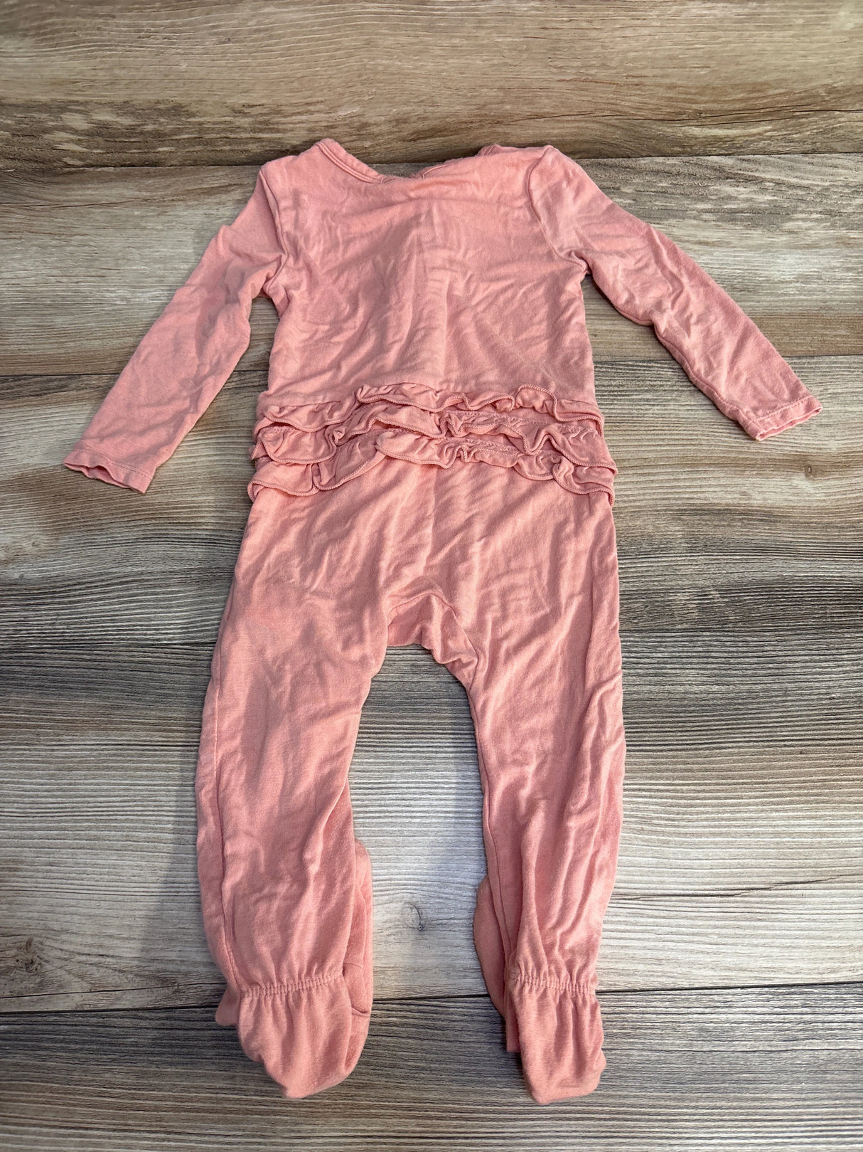 Angel Dear Ruffle Footie Pink sz 12-18m - Me n Mommy To Be