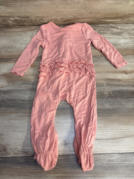 Angel Dear Ruffle Footie Pink sz 12-18m - Me n Mommy To Be