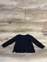Baby Gap Thermal Long Sleeve Shirt Black sz 18-24m
