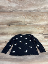 Old Navy Ghost Print Long Sleeve Shirt Black sz 4T