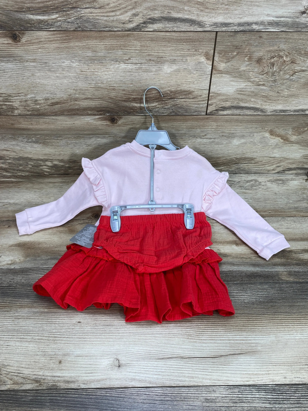 NEW Disney Store Minnie Mouse Pink Ruffle Dress & Bloomer Set sz 18-24m - Me n Mommy To Be