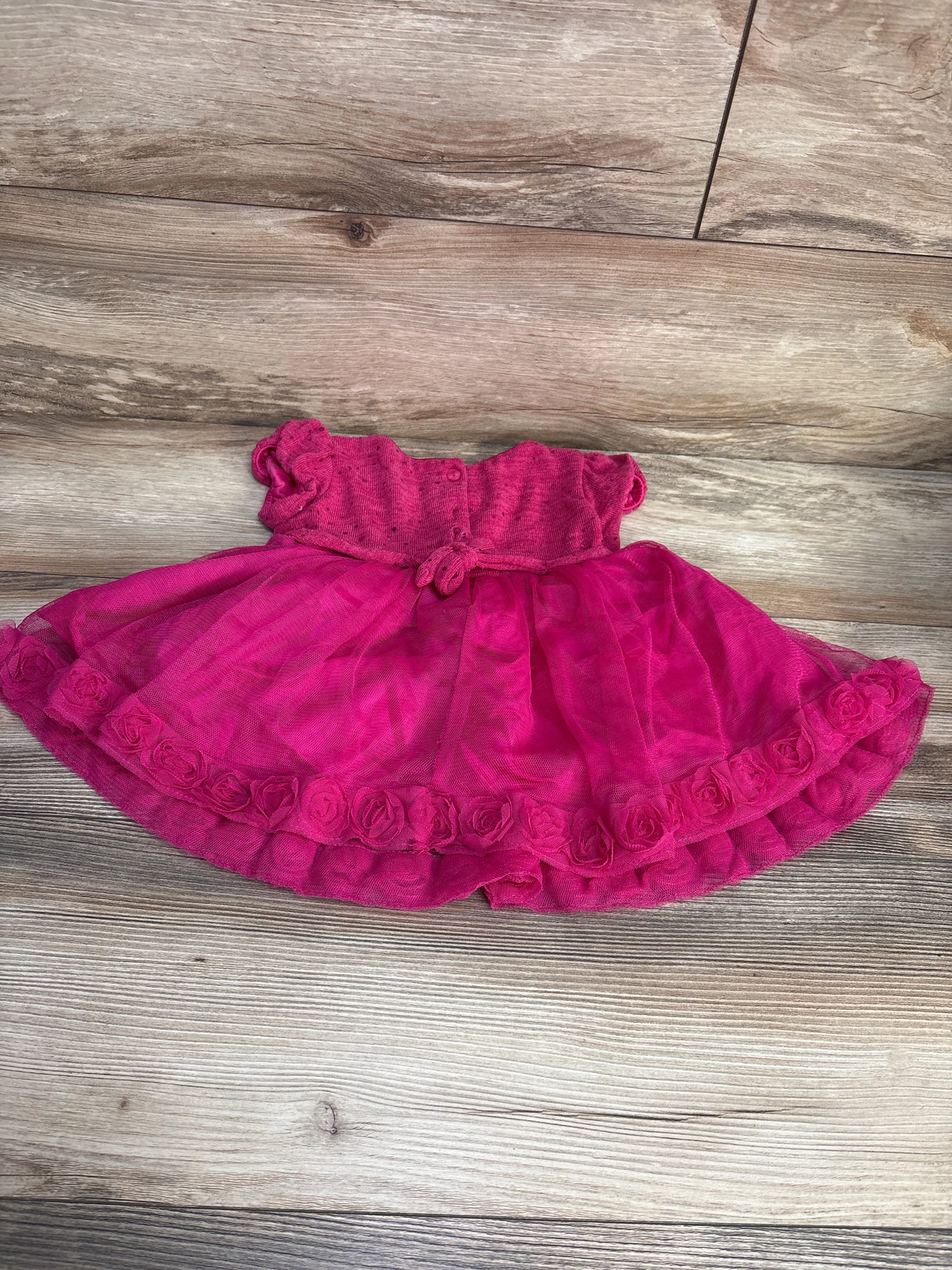 Youngland Rosette Hem Dress Pink sz 24m