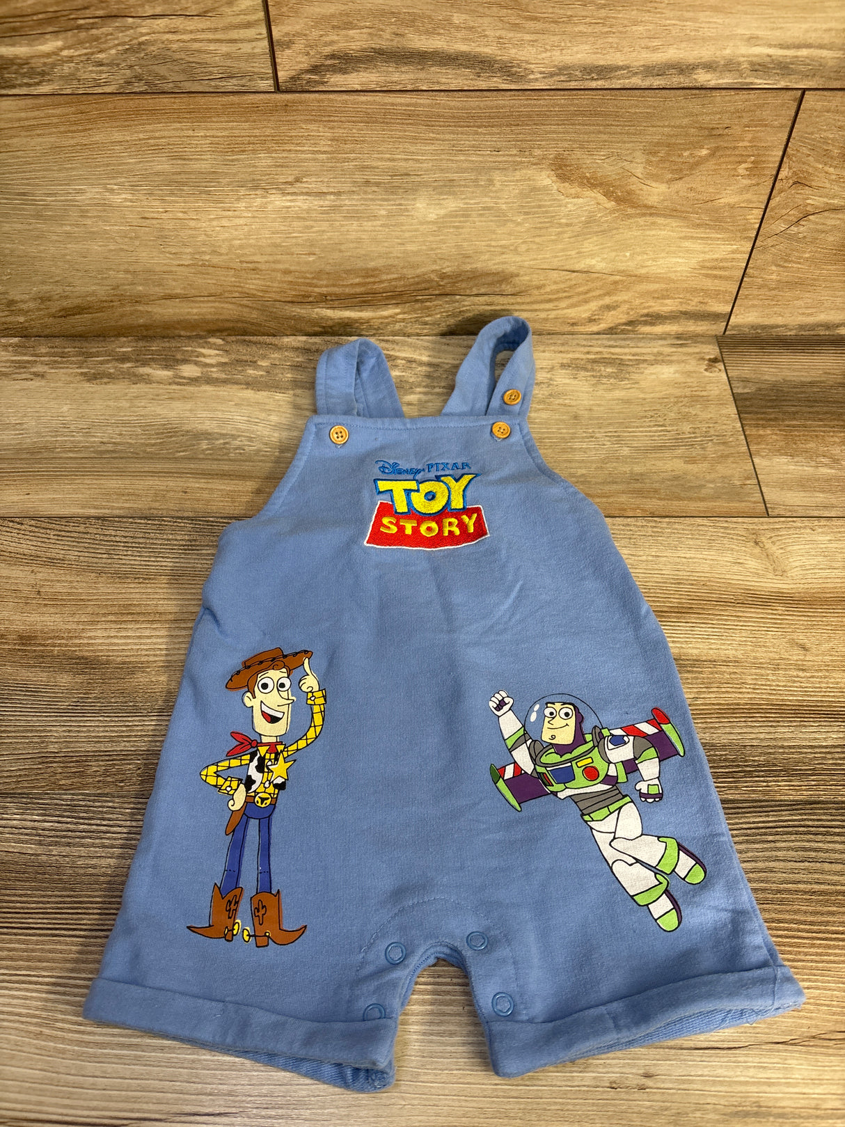 Disney Baby Toy Story Overalls Blue sz 12m
