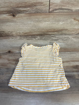 Little Lass Striped Floral Shirt Yellow sz 2T