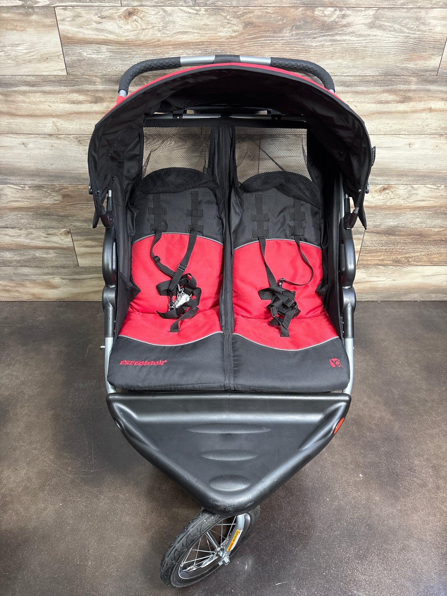 Baby Trend Expedition Double Jogging Stroller in Centennial Red