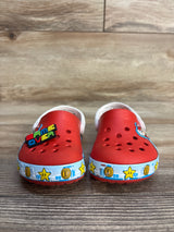 Crocs Fun Lab Super Mario Lights Clogs, Red sz 7c