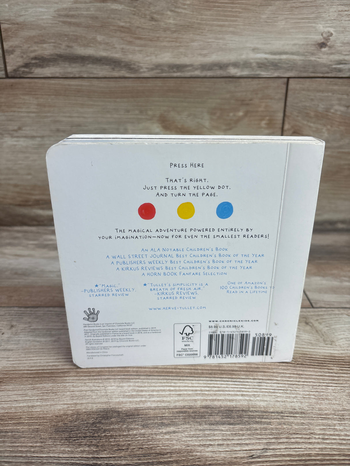 Press Here Board Book