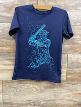 All In Motion Baseball Player Shirt Navy sz 4-5T