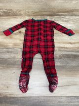 KicKee Pants Anniversary Plaid Footie Red sz 3-6m - Me n Mommy To Be