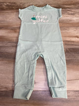 Cat & Jack Mini Golfer Romper Green sz 6-9m