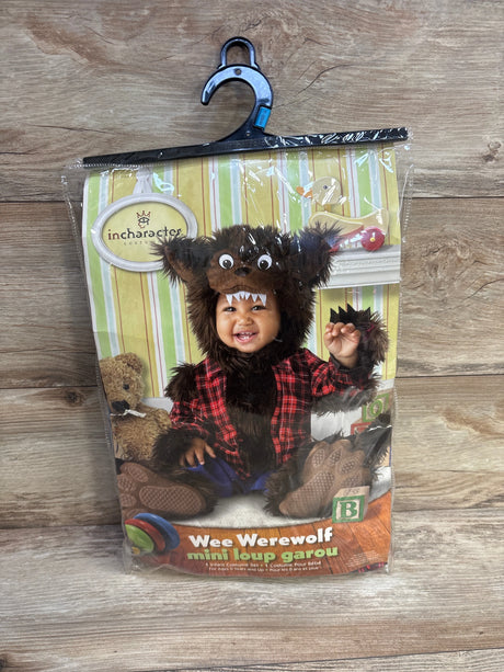 Incharacter Wee Werewolf Costume Brown sz 18-24m - Me n Mommy To Be
