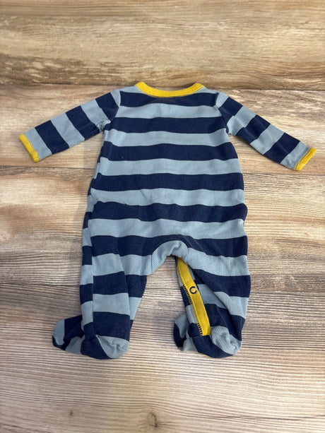 Carter's Striped Sleeper Blue sz 3m - Me n Mommy To Be