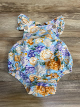 Floral Romper Blue sz 3m