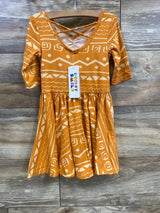 NEW Dot Dot Smile Ballerina Dress Orange sz 3-4T