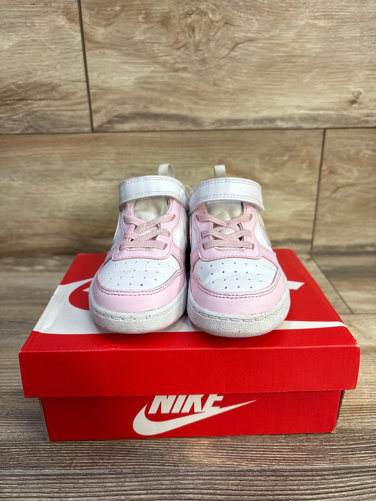 Nike Court Borough Low Recraft TD 'Black/Rose Mousse' sz 9c