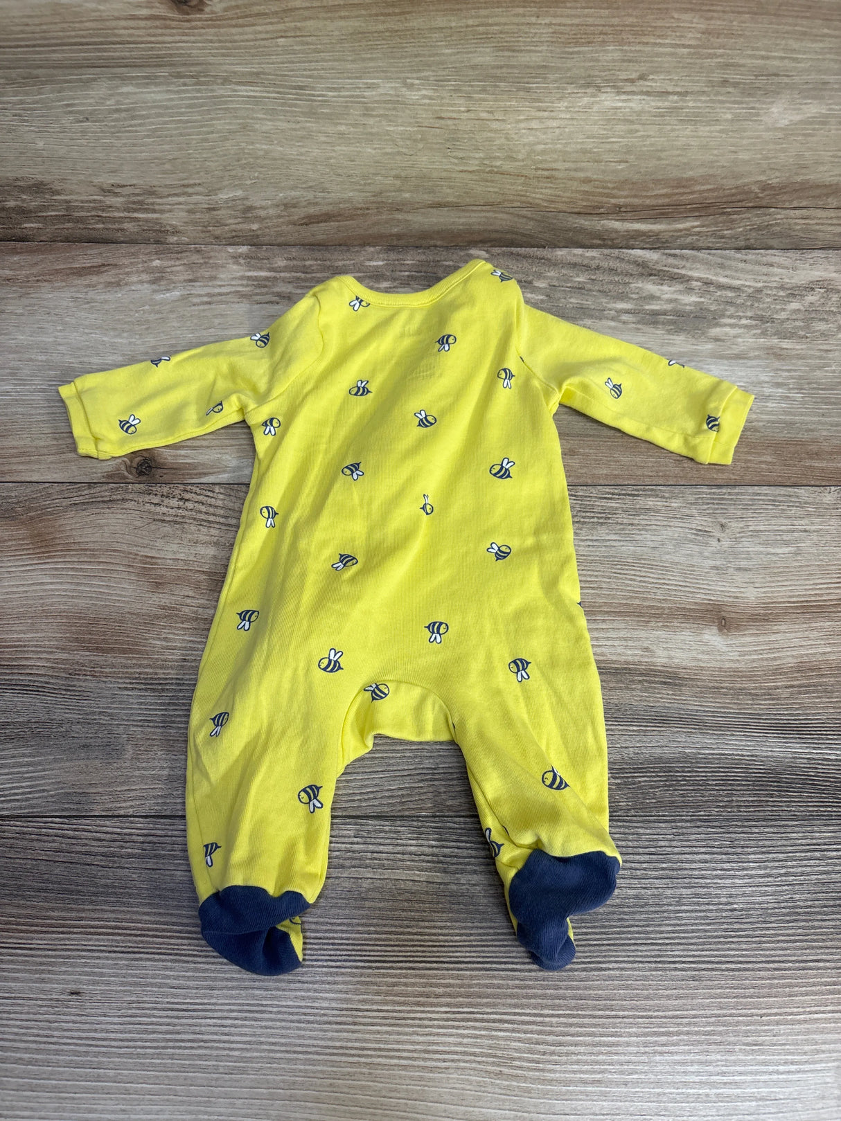 Okie Dokie Bee Print Sleeper Yellow sz Newborn